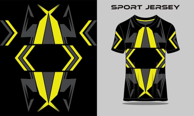 Race sport tshirt ontwerp collectie sport ontwerp voor voetbal race jersey games Premium Vector