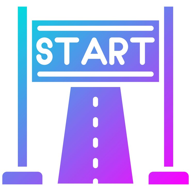 Vector 開始向量賽道插圖風格
