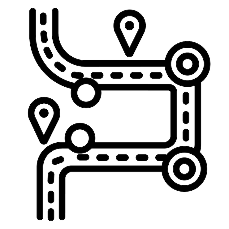 Vector race track vector illustration