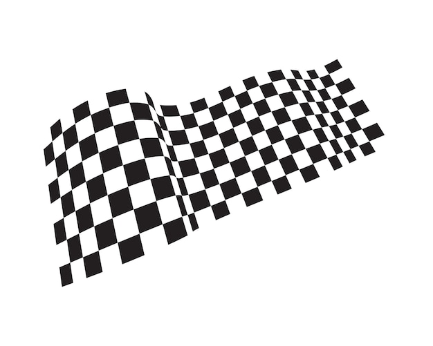 Race vlag pictogram ontwerp