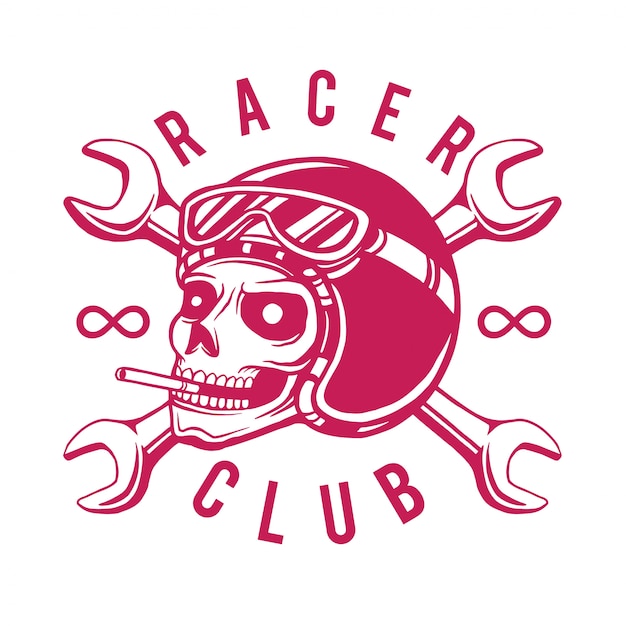 Racer club T-shirt Design