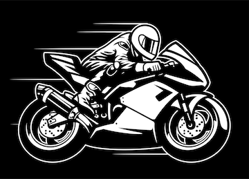 Vetor De Corrida De Equitação Moto Esporte Royalty Free SVG, Cliparts,  Vetores, e Ilustrações Stock. Image 134100492