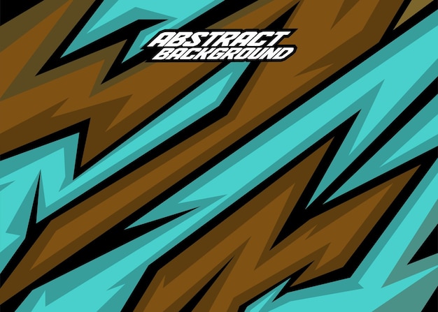 Racing achtergrond abstracte strepen met medium brownmedium torquoise en zwart gratis vector