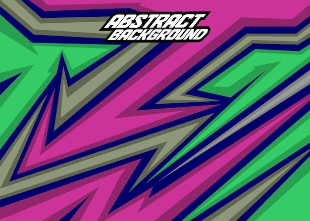 Vector racing background abstract stripes with arthicoke green light green deep rose and dongker free ve