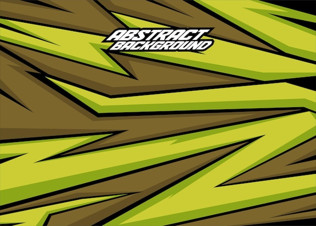 Racing background abstract stripes with banana yellow,black and green red free vector