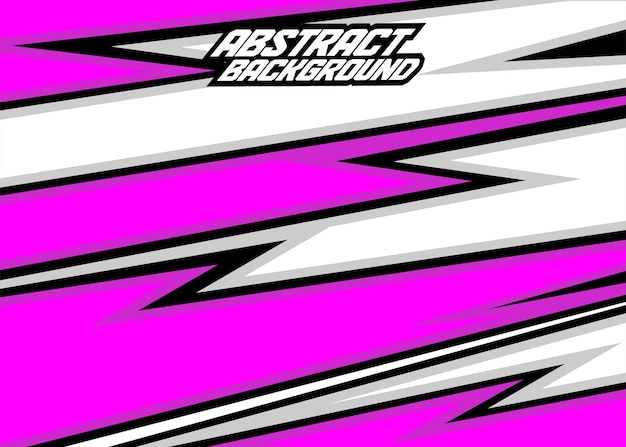 Vector racing background abstract stripes with blackmagentaand whhtie free vector