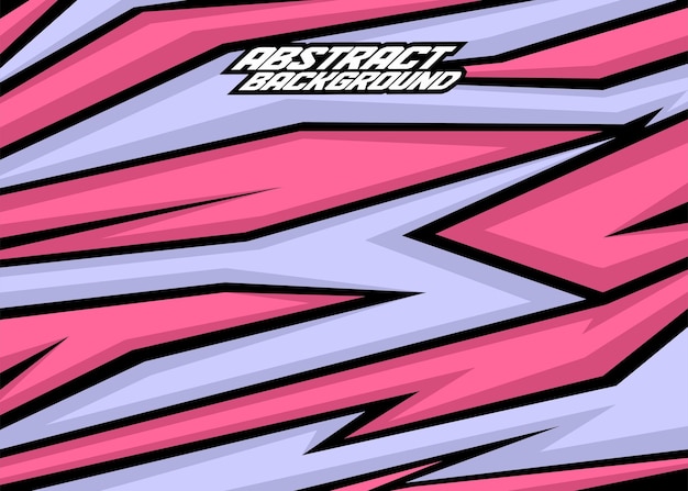 Racing background abstract stripes with deep pink,black and powder blue free vector