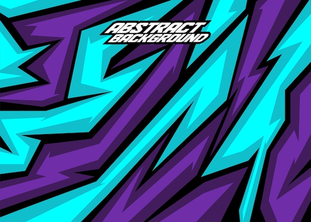 Racing background abstract stripes with grapecyan and black free vector