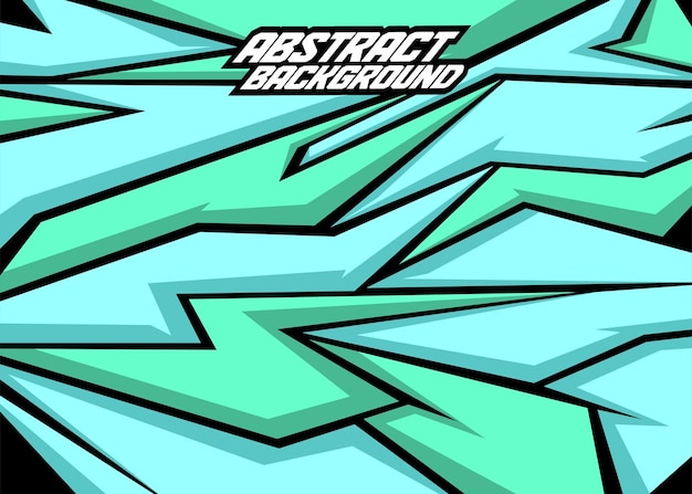 Racing background abstract stripes with iceblueturguoiseand black free vector