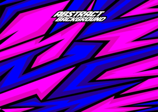 Racing background abstract stripes with magenta,black and blue free vector