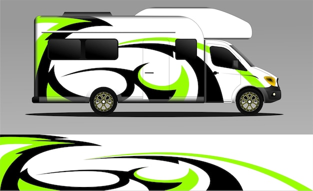 racing background vector for camper car wraps and more