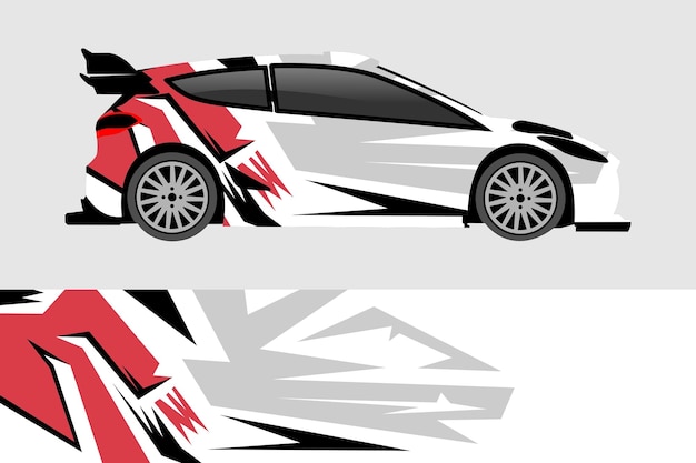 Racing Car Decal Wrap Design