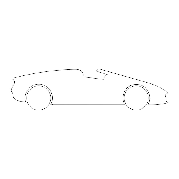 Racing car icon vector