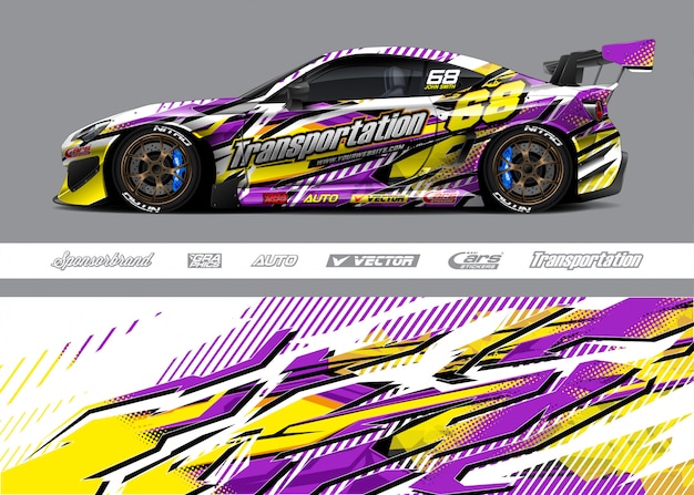 Racing car livery designs