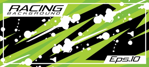 racing car livery wrap background design