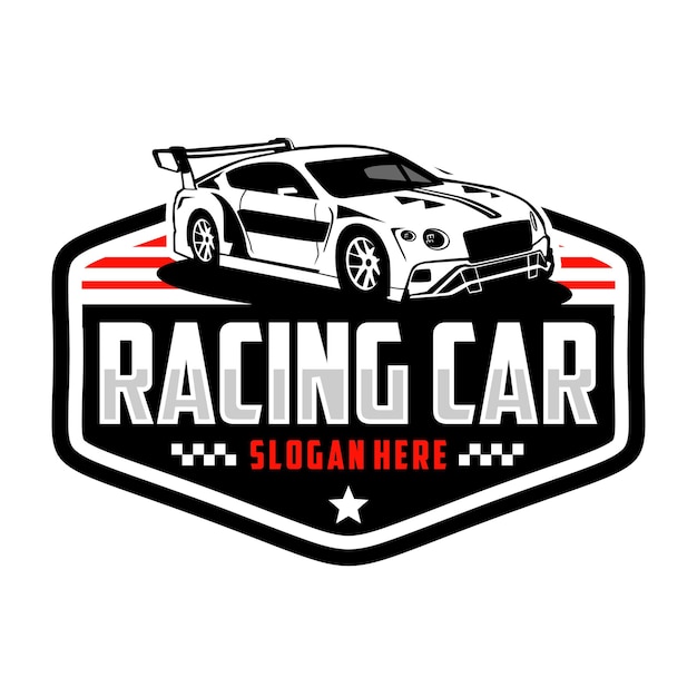 Racing car logo