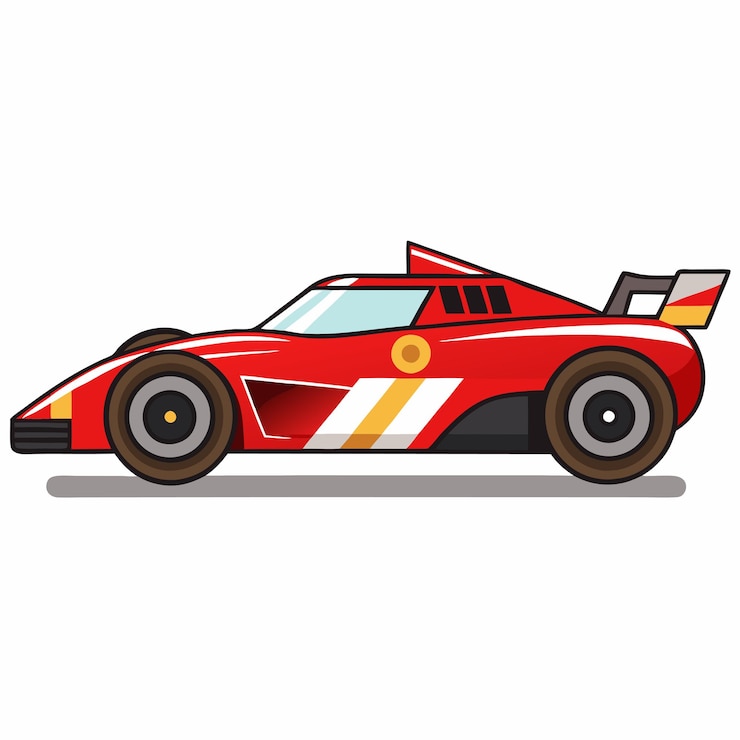 Vector レースカーのベクトルイラスト
