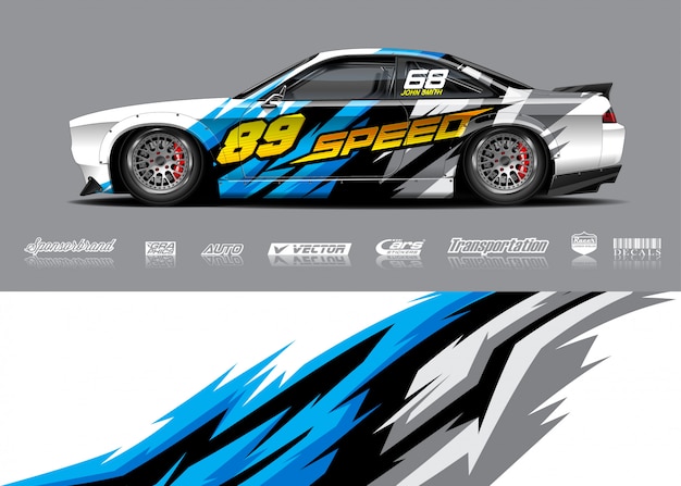 Racing Car Wrap Decal Designs