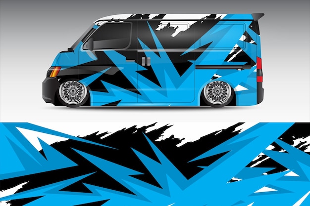 자동차 비닐 스티커 및 자동차 회사 스티커 정복을 위한 레이싱 카 랩 디자인
