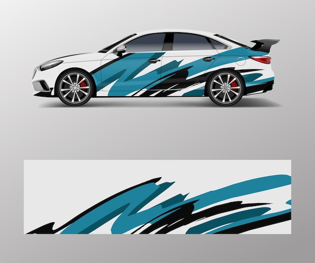 Racing car wrap design wrap design for custom sport car