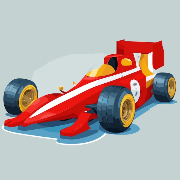 Vector racing cartoon vector