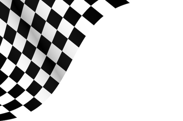 Racing Flag finish line illustration