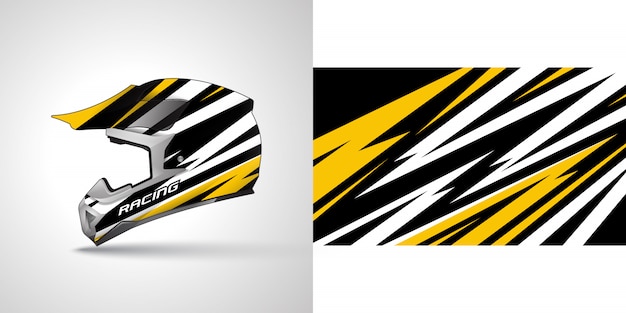 Racing helm wrap illustratie