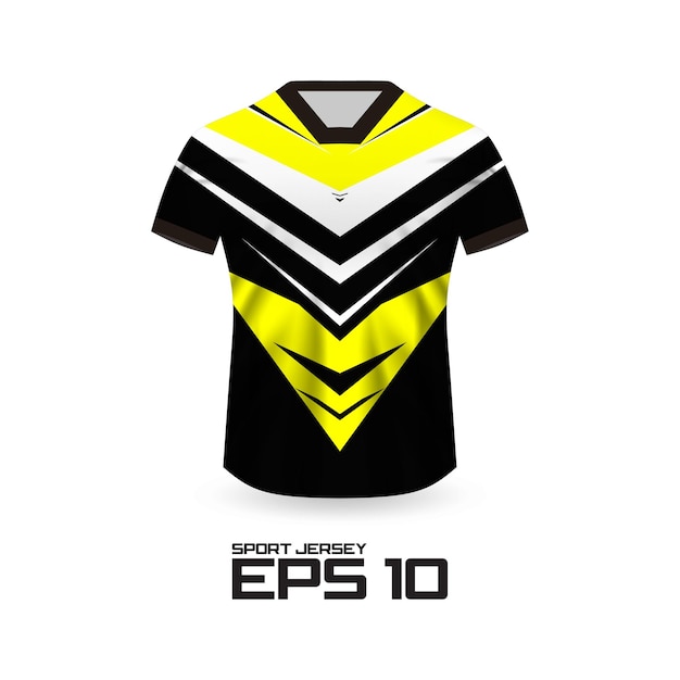 Racing Jersey Shirt Design Concept for Sports Team Uniform