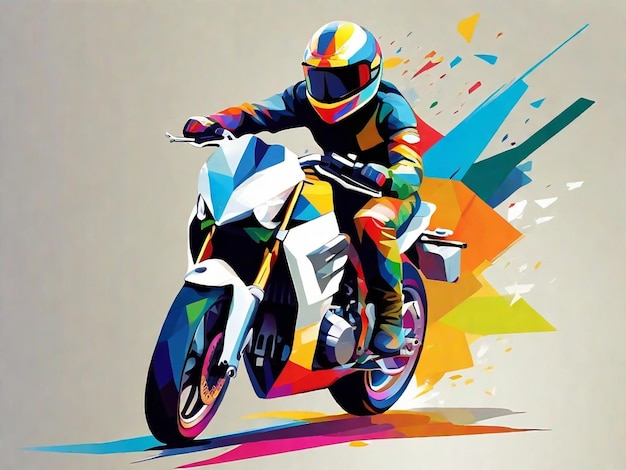 Racing motocycle by feko