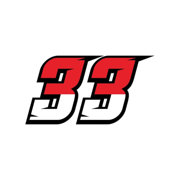 racing number 33