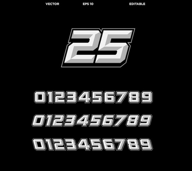 Racing number effect