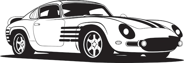 Racing royalty sports car vector design speedster spark car logo emblema iconico