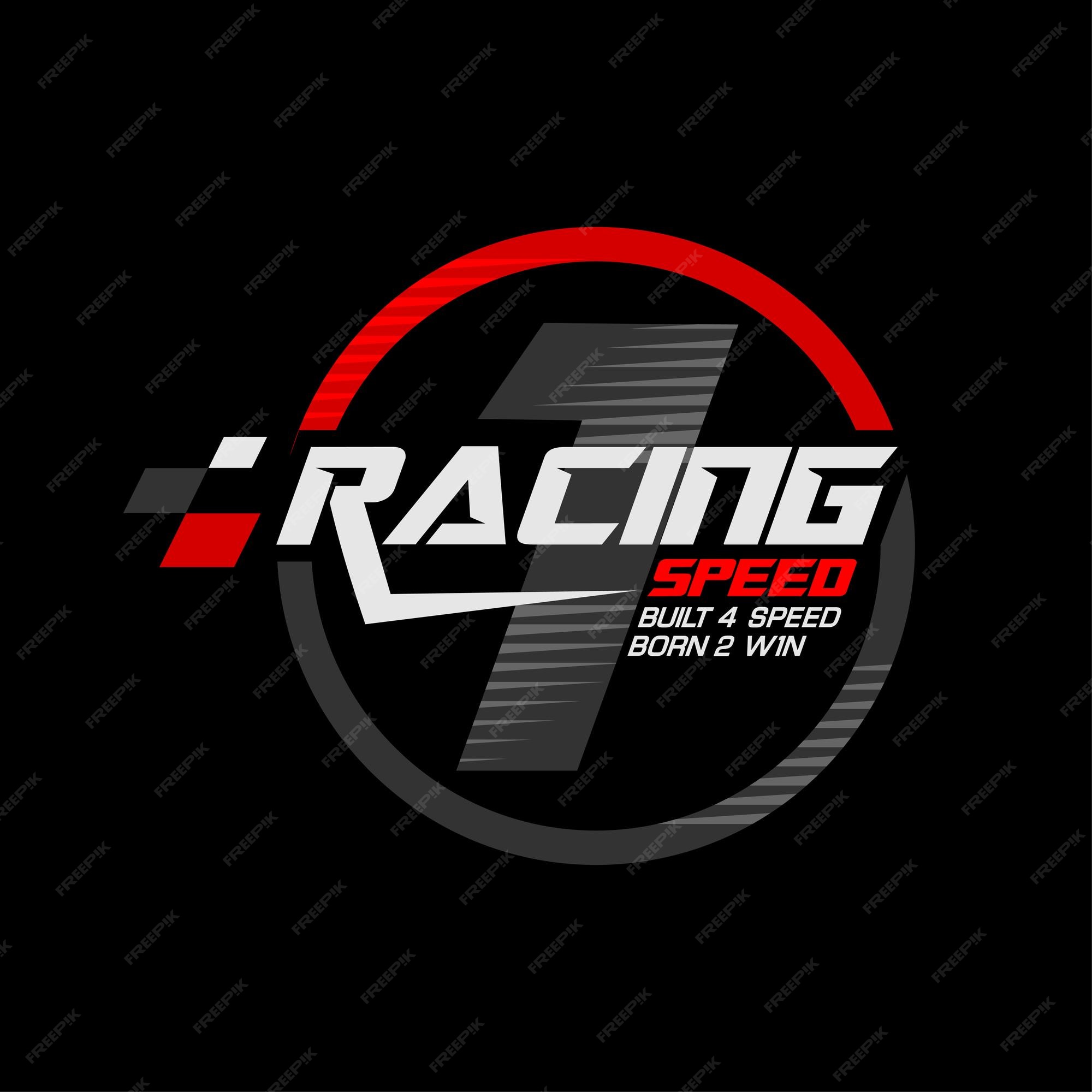 Premium Vector | Racing speed logo design for t shirt automotive .