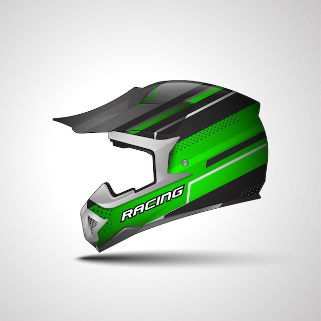 Racing Sport helm wrap sticker en vinyl sticker ontwerp