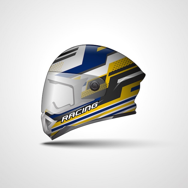 Adesivo avvolgente per casco racing sport e design adesivo in vinile