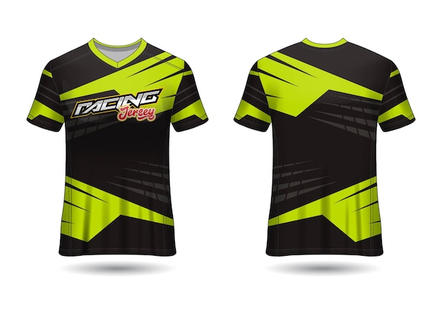 Racing sport jersey template design