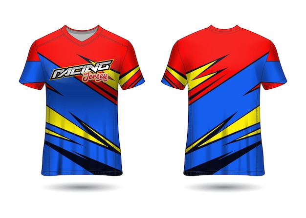 Racing Sport Jersey Template Design  