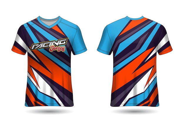 Racing Sport Jersey Template Design  