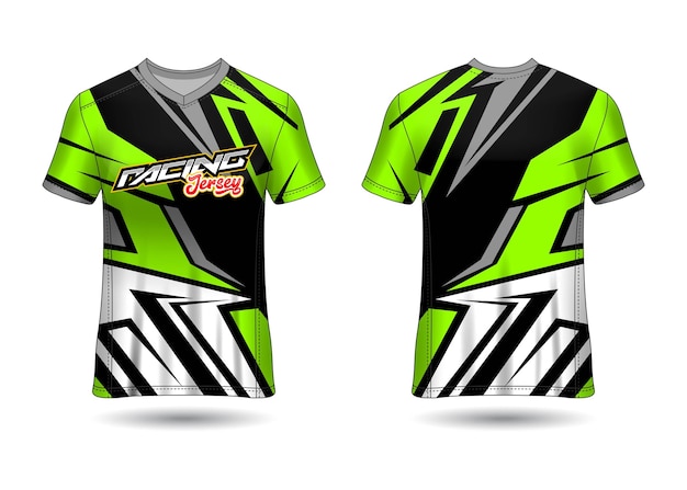 Racing Sport Jersey Template Design  