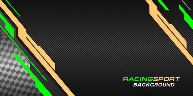 Racing Sports Background Vector Illustration