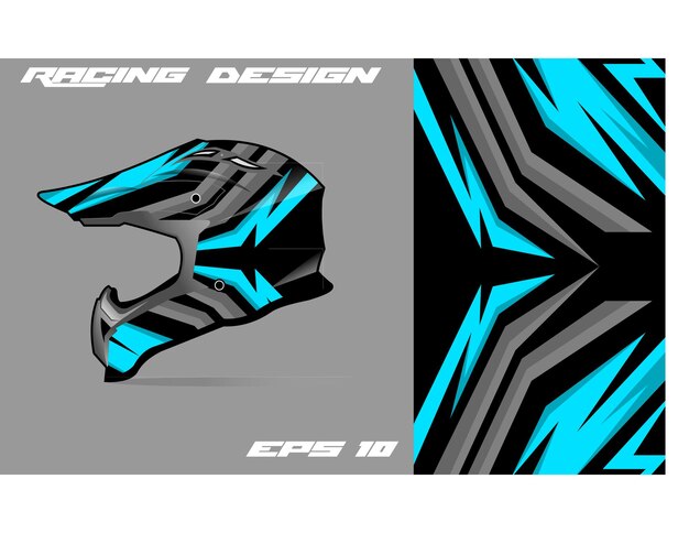 Racing sports helmet wrap stickers and vinyl sticker designs\
for sports cars and motorbikes