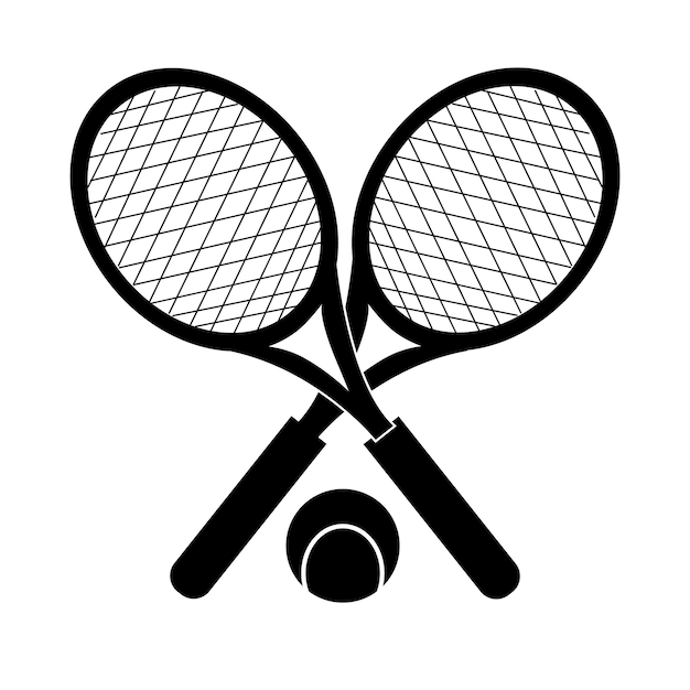 Racket icon logo vector design template