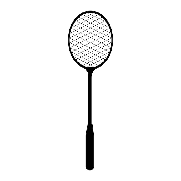 Racket pictogram logo vector ontwerpsjabloon