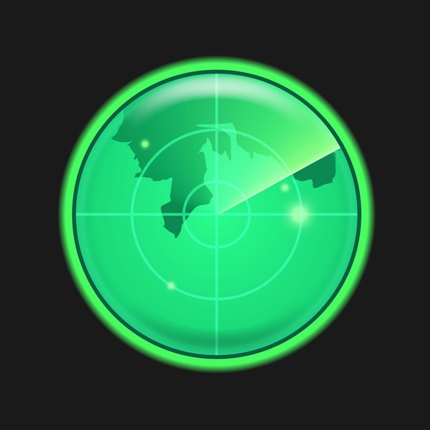 Radar green icon