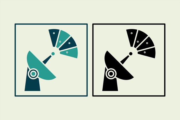 Radar icon icon related to UI elements suitable for web site app user interfaceselement printable etc solid icon style simple vector design editable