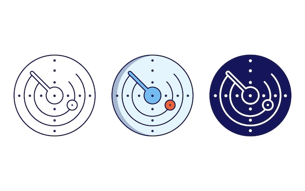 Radar systeempictogram