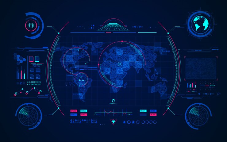 Vector radar terrain