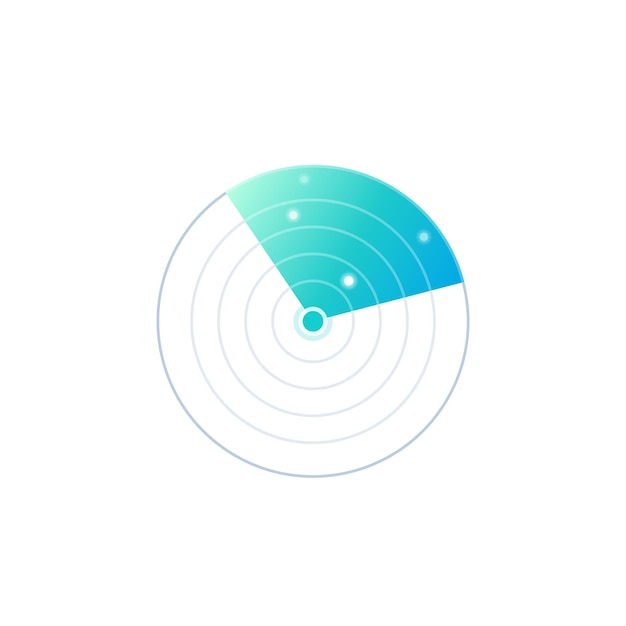 Premium Vector | Radar vector icon