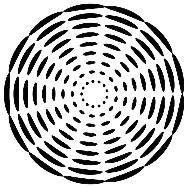 Vector radial motif