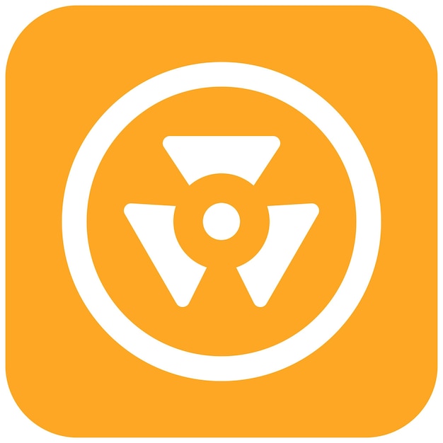 Radiation Symbol icon vector image Can be used for Chemotherapy